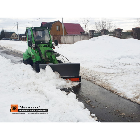 Отвал Premium с гидравлическим поворотом SBP_AV-750-1600-HA для мини-погрузчиков Отвал Premium с гидравлическим поворотом SBP_AV-750-1600-HA для мини-погрузчиков