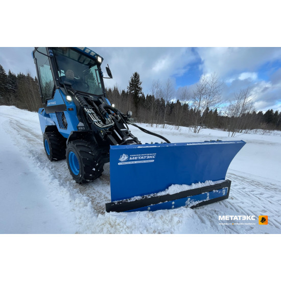 Отвал Premium с гидравлическим поворотом SBP_AV-750-1600-HA для мини-погрузчиков Отвал Premium с гидравлическим поворотом SBP_AV-750-1600-HA для мини-погрузчиков