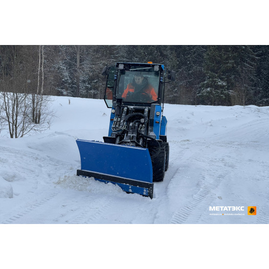 Отвал Premium с гидравлическим поворотом SBP_AV-750-1600-HA для мини-погрузчиков Отвал Premium с гидравлическим поворотом SBP_AV-750-1600-HA для мини-погрузчиков