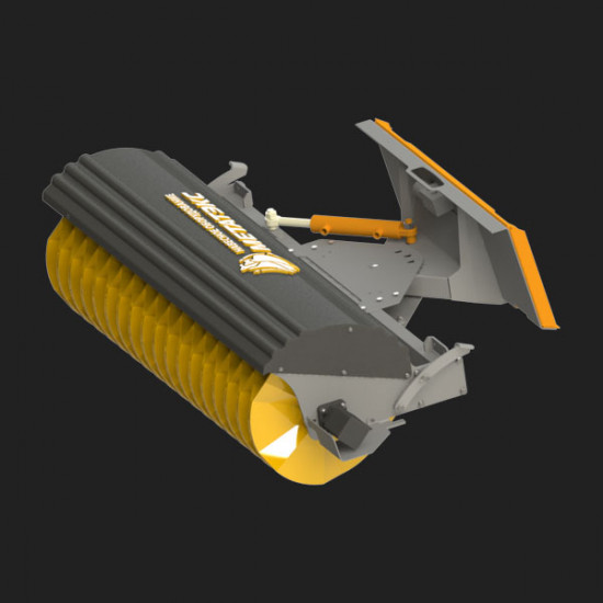 Щетка коммунальная BRM_SS-550-1600 для мини-погрузчика Щетка коммунальная BRM_SS-550-1600 для мини-погрузчика