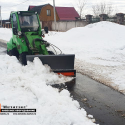 Отвал Premium с гидравлическим поворотом SBP_AV-750-1600-HA для мини-погрузчиков